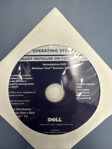 New dell windows - windows, vista